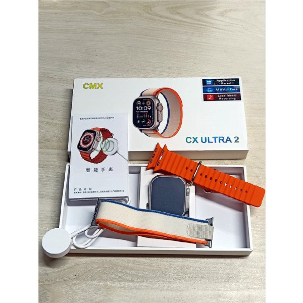 CMX CX Ultra 2 Amoled Smartwatch – Orange Color